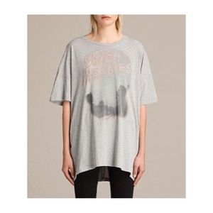 All saints watch the sky graphic T-shirt